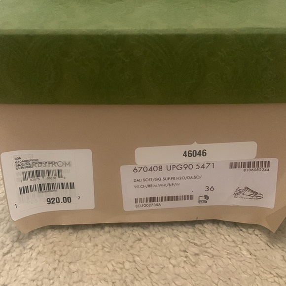 Authentic Gucci Sneakers Women’s size 6 - Picture 6 of 7